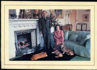 HM QUEEN AND PRINCE PHILIP WITH CORGI DOGS  