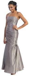 NEW LONG MERMAID DRESS PROM GOWN BRIDESMAID PLUS SIZE +  