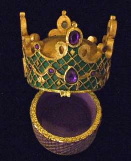 Royal Crown Trinket Jewelry Box New Orleans Jewels  