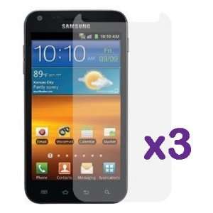  3x Samsung Galaxy S 2 S2 Epic 4G Touch D710 Premium Clear 