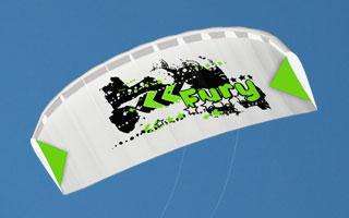 HQK Kites 102170 Stunt Foil Fury RTF Kite 4031169157607  