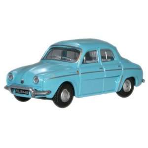  Renault Dauphine   Light Blue   1/76th Scale Oxford 