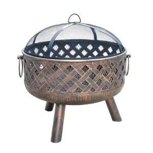  Deeco Consumer Products Woven Charm Fire Pit Patio, Lawn 