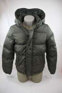 ABERCROMBIE & FITCH MENS KEMPSHALL POLYESTER WINTER JACKET GREEN 