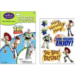   Party By Hallmark Disney Toy Story Small Removable Wall Decorations