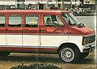 1984 dodge van wagon s brochure b150 maxiwagon b 150