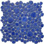   Quarry Blue Cloud Porcelain Mosaic Tile (Pack of 10)  