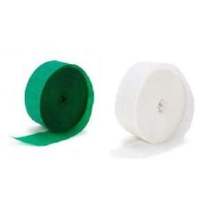  Irish Green and White Streamers   St Patrick Party Health 