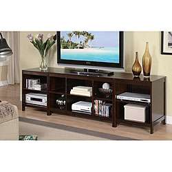 Espresso Wood LCD TV Stand Console  