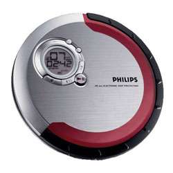 Philips AX5211 Compact & Slim Portable CD Player (Refurbished 
