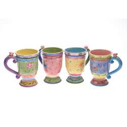   International Tea Garden 20 oz Mugs (Set of 4)  