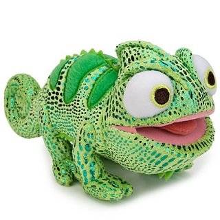 Disney Tangled 7 Inch Plush Figure Chameleon Pascal Green Head to Tail 