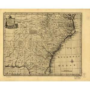 1752 map of North Carolina