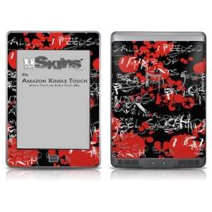     Kindle Touch Skin   Emo Graffiti by uSkins 