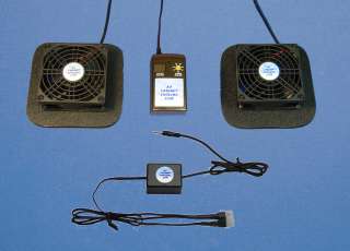   /Amplifier 12v trigger controlled dual cooling fans/air chamber bases