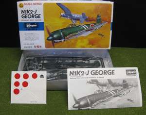   N1k2 J George Japanese Navy Fighter 1/72 Model Airplane Kit #B1  