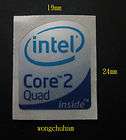 intel core 2 quad sticker 19mm x 24mm desktop size $ 1 99 