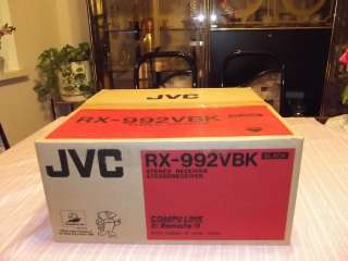 JVC RX 992VBK Stereo Receiver Amplifier + Remote NEW In Box  