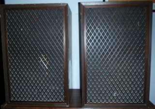 Vintage Retro SANSUI SP 1200A Large Woofer&Tweeter 2 Speaker Stereo 