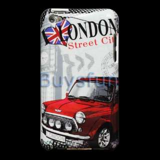 car style new generic snap on case for apple ipod touch 4th gen 