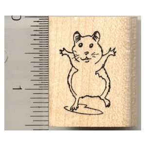  Dancing Hamster Rubber Stamp Arts, Crafts & Sewing