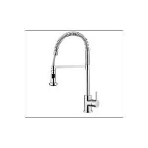 Aqua Brass Wizard 19 1/2 Professional Pull Down Spray Kitchen Faucet 