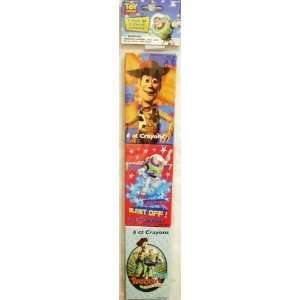 Toy Story 3 Crayons 6ct 3pk