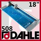 dahle 18 rotary paper cutter trimmer 508 