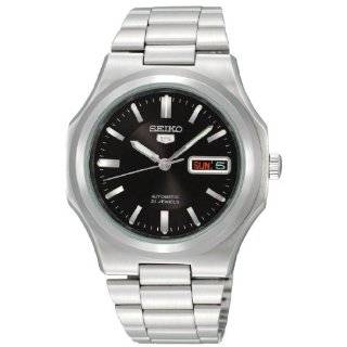   SNKK47 Seiko 5 Automatic Black Dial Stainless Steel Bracelet Watch