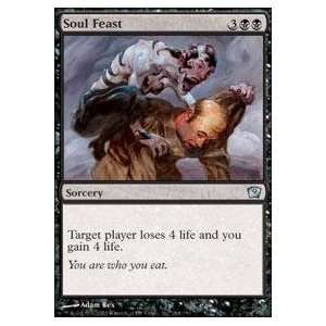   Magic the Gathering   Soul Feast   Ninth Edition   Foil Toys & Games