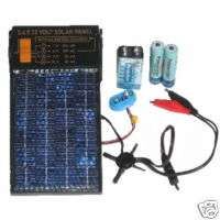 Solar Panel AA & 9v battery charger, 3,6,9,12 volt sup.  
