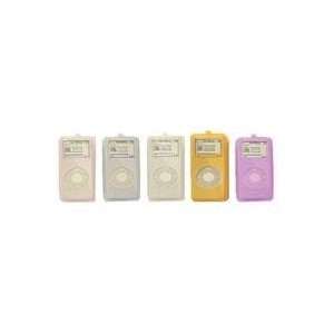Micro Innovations iPod Nano Silicon Cases, 5 Pack, Pink / Blue / Clear 