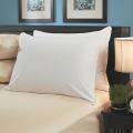 White Down Pillows with Removable Zip Covers (Set of 2)