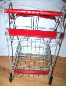 VINTAGE AMSCO DOLL  E SHOPPING CART KITCHEN HIGHCHAIR TOY HOWDY DOODY 