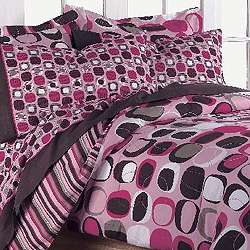 Opus Pink Queen size Bed in a Bag with Sheet Set  