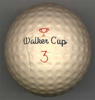 VINTAGE WILSON WALKER CUP 3 GOLF BALL  