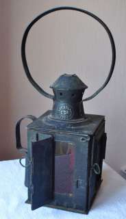   Soviet Russia Rare Railroad Lantern Lamp Hand Light Hallmarked  
