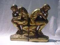 THE THINKER BOOKENDS  