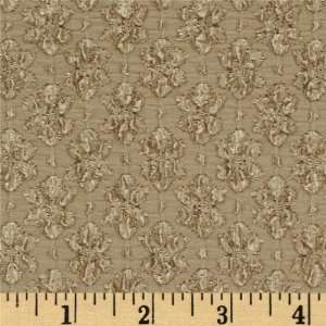  Stretch Pucker Lace Taupe Fabric By The Yard Arts, Crafts & Sewing