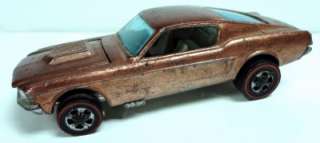 1968 Hot Wheels Redlines Custom Mustang Copper HK  