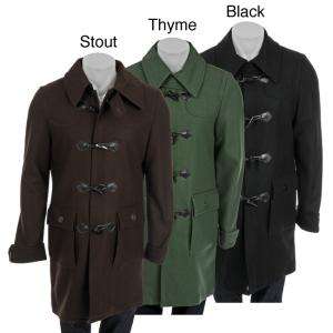 Cloth Logic Mens Wool Blend Toggle Coat Med  