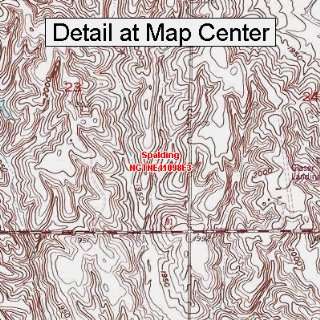  USGS Topographic Quadrangle Map   Spalding, Nebraska 