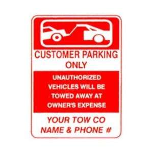    Custom Message Parking Sign (Layout Option   3)
