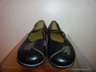 Camper Brand New Womens Black Leather Mary Jane Shoe Shoes Size 10/40 