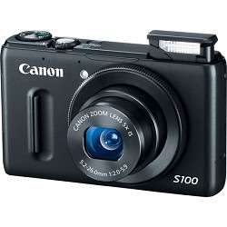 Canon PowerShot S100 Digital Camera (Black) 013803137569  