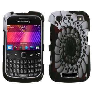  Round Skull Phone Protector Cover for RIM BlackBerry 9350 