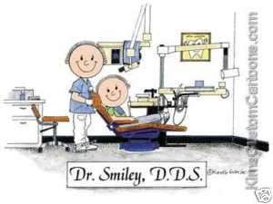 CUTE* Personalized Dentist Cartoon Great Gift Idea  