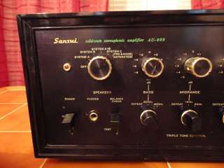 Sansui AU 999 Stereophonic amplifier 1970  