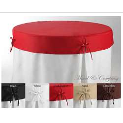 Betty Topper 60 inch Round Fitted Tablecloth  