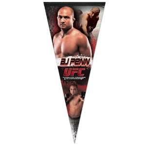  UFC BJ Penn 17 x 40 Premium Felt Pennant Sports 